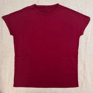 Red t-shirt dress with pockets! Casual dress, size XL